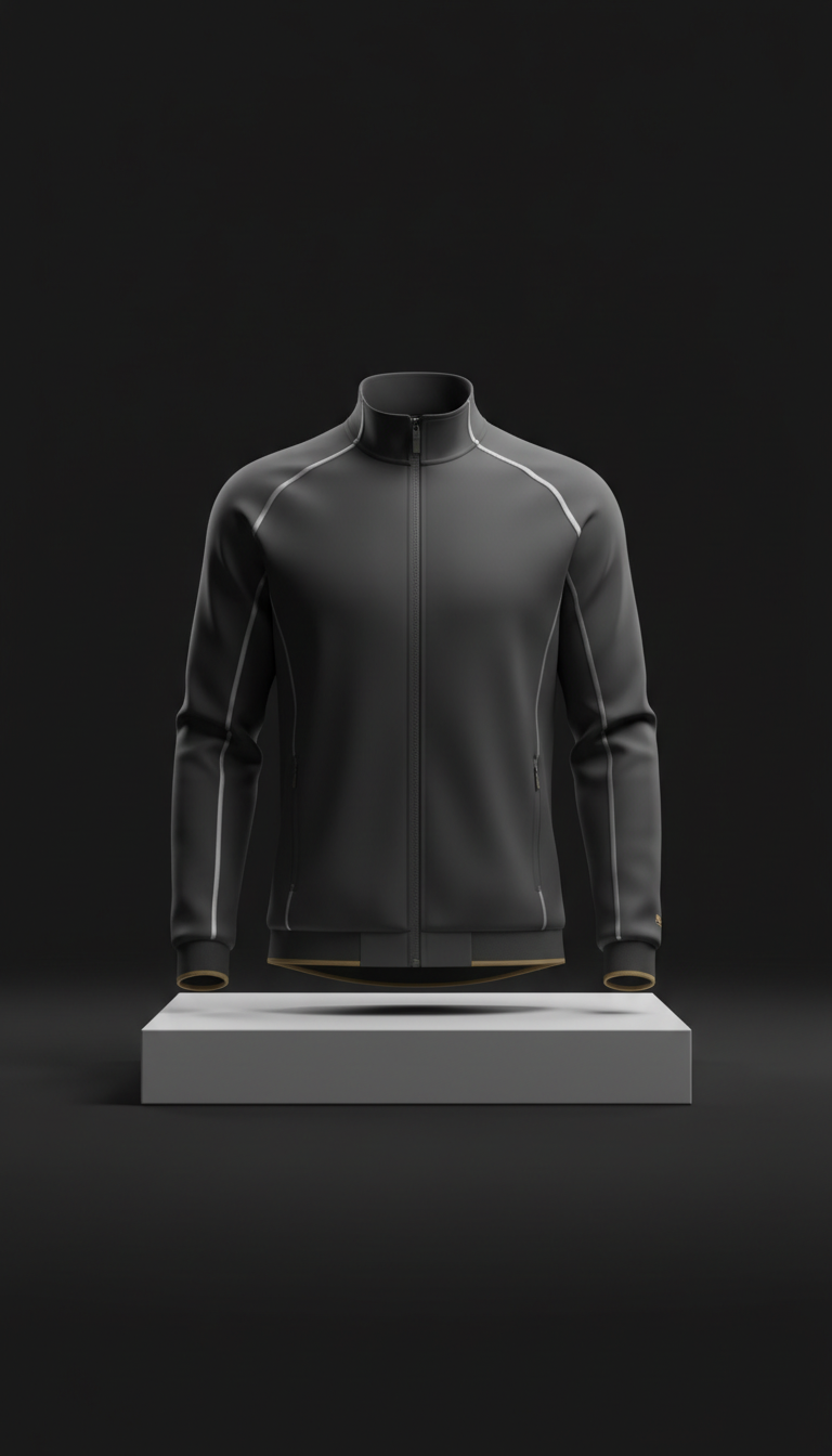 Performance Training Jacket With Ventilation Mesh
