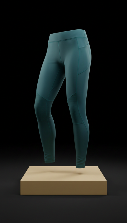 Glacial Teal Compression Leggings