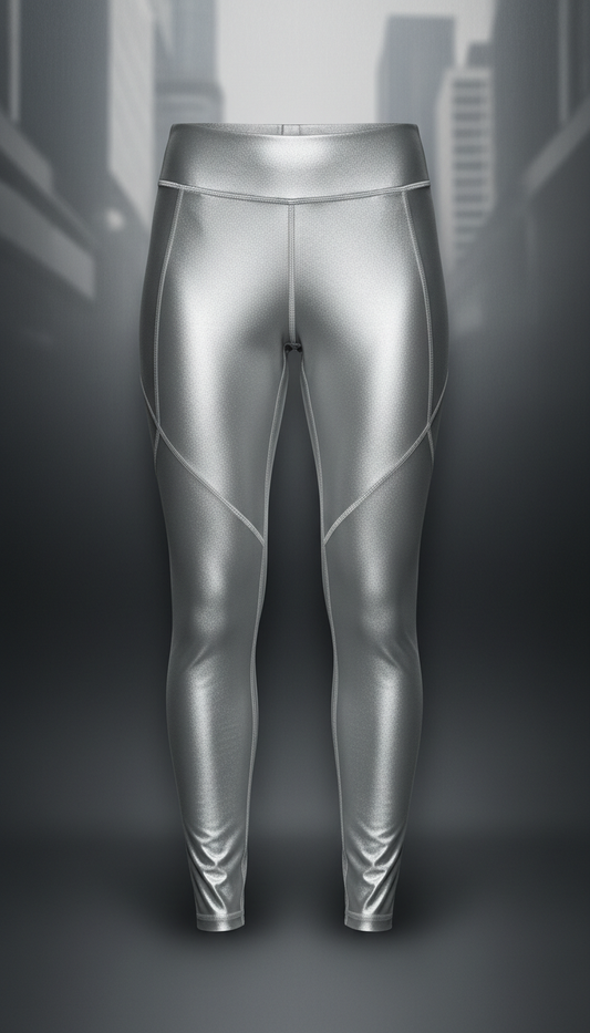 Sidewalk Silver Technical Leggings