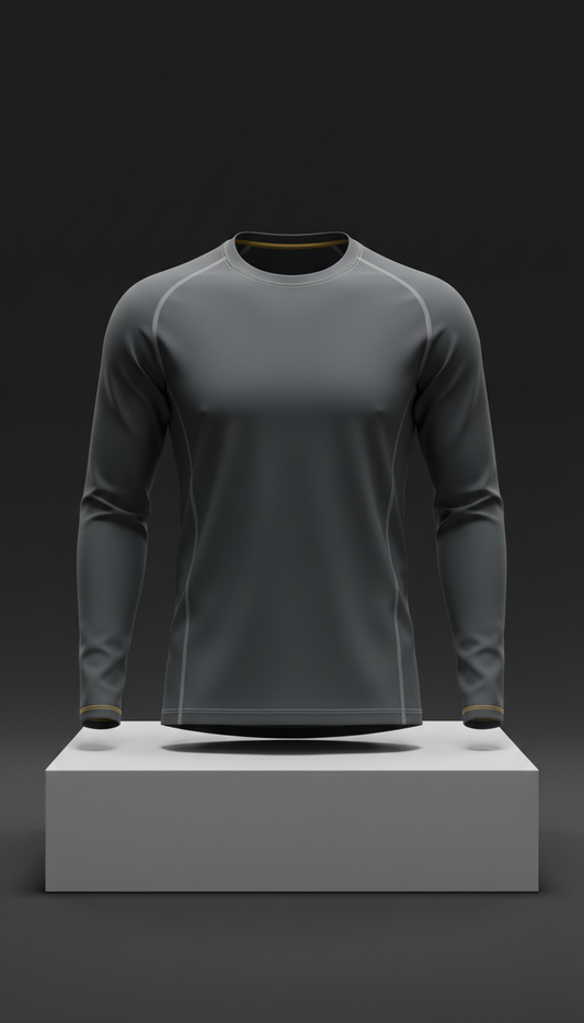 Technical Long-Sleeve Base Layer With Seamless Design
