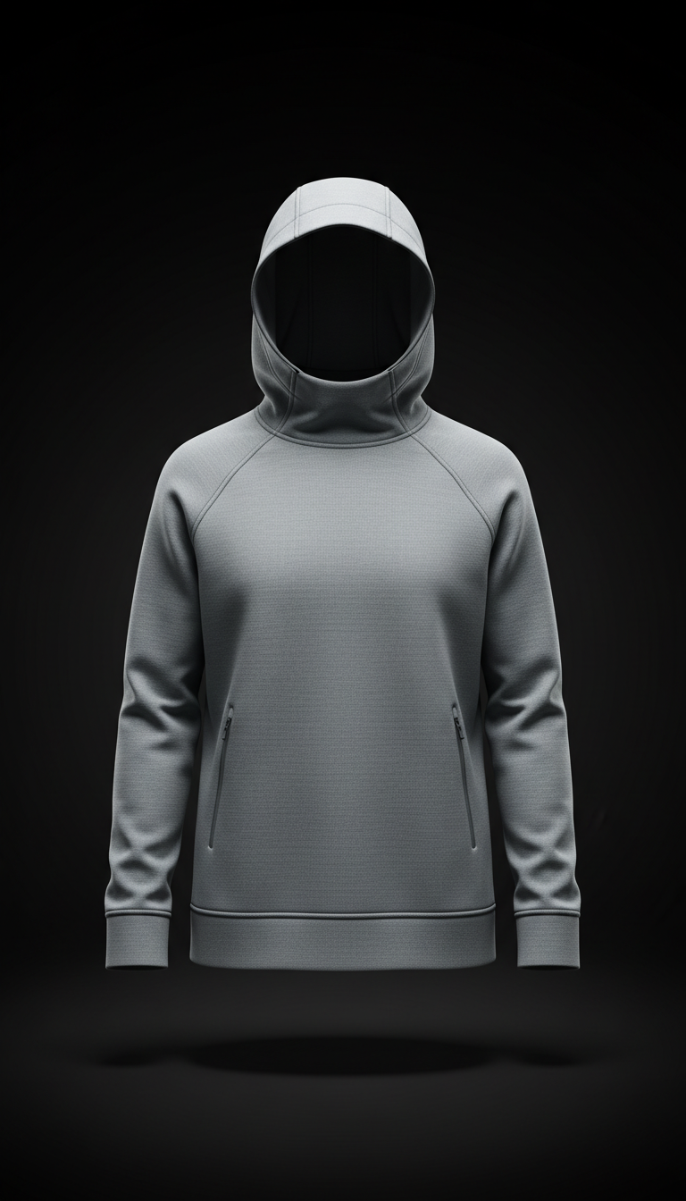 Unisex Silver Frost Tech Hoodie