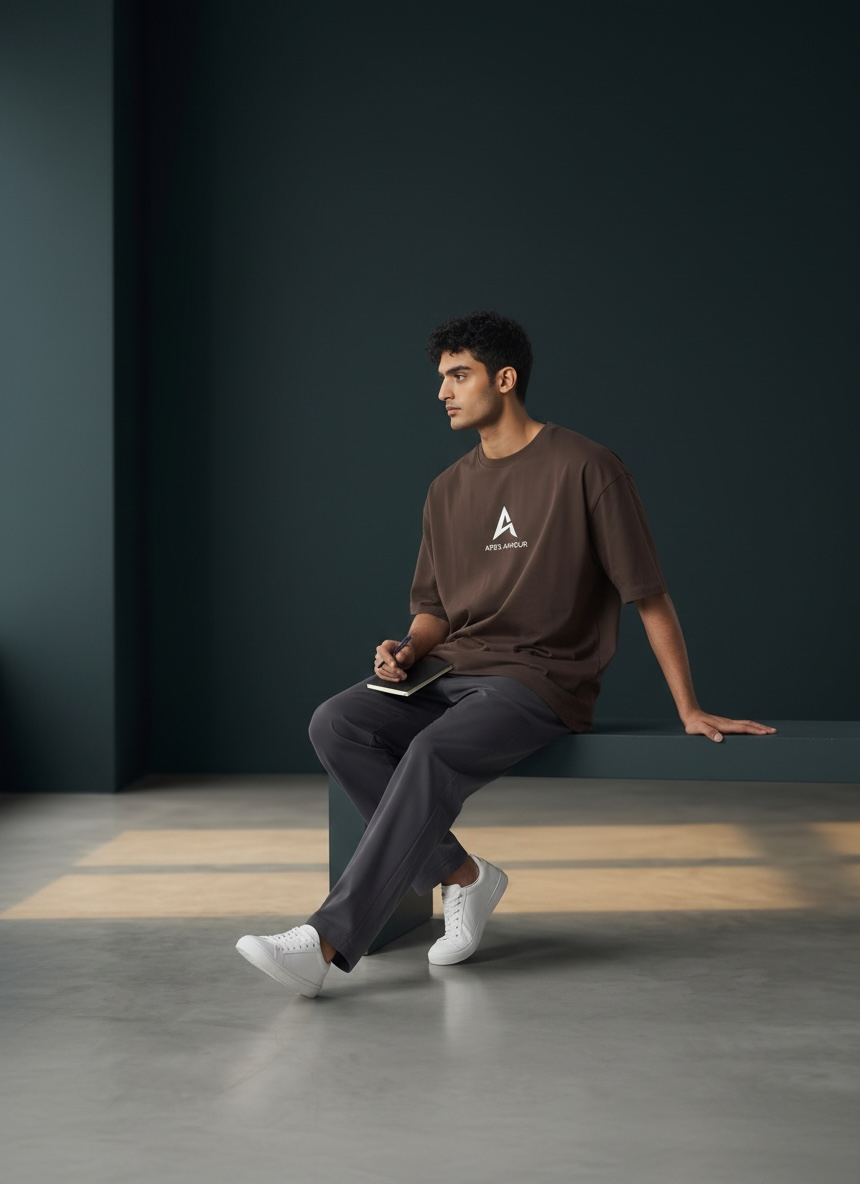 Essential Tee - Brown