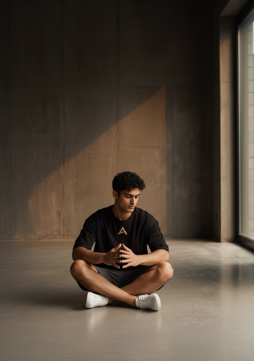 Drop Shoulder Tee - Black