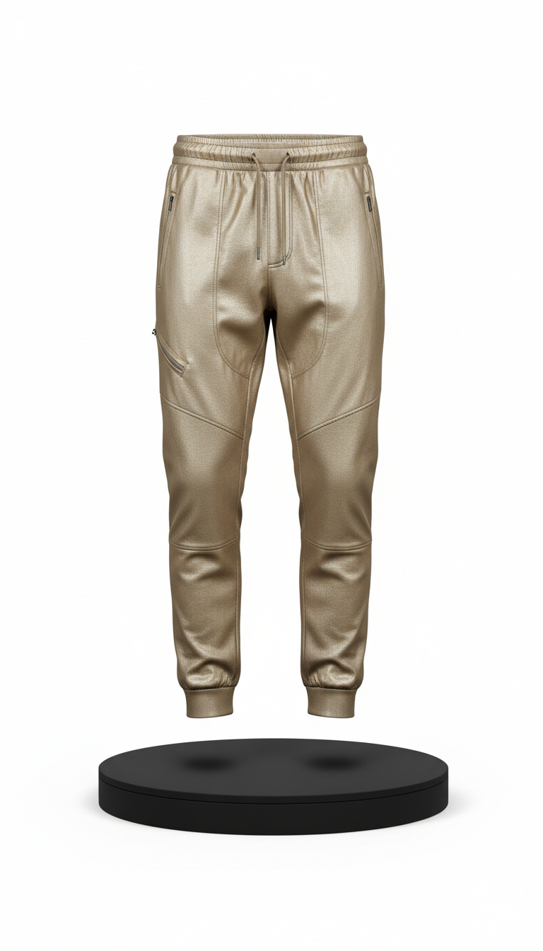 Metallic Sand Technical Joggers