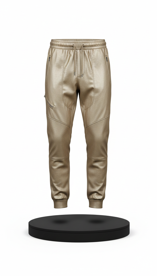 Metallic Sand Technical Joggers