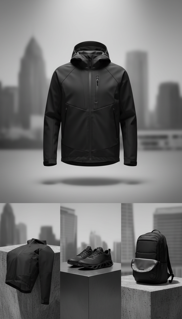 Matte Black Performance Jacket